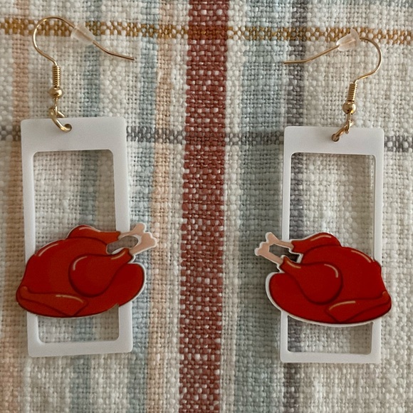 🦃Turkey Earrings 🍗 - Picture 6 of 6